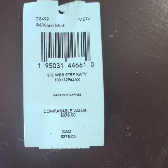 Coach Tan and Cream Signature Satchel - Picture 2 of 4